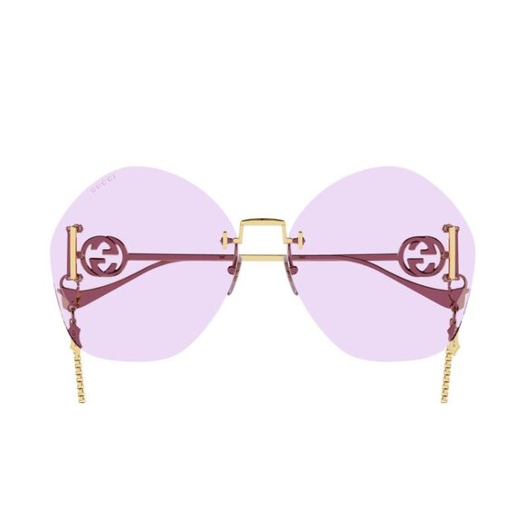 NWT GUCCI SUNGLASSES WITH CHAIN - Picture 4 of 5